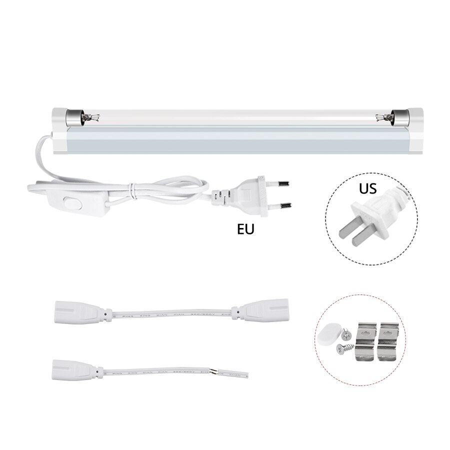 T5 Uv Sterilisator Uvc Lamp 6W 8W Uvc Led Desinfectie Licht Buis Uv Sterilisator T5 Gloeilamp Ozon desinfectie