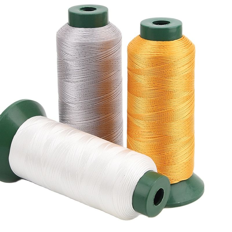 Hilo de nailon para máquina de coser, hilo de seda de cuero ligero de alta resistencia, grueso, para jeans, para sofá doméstico