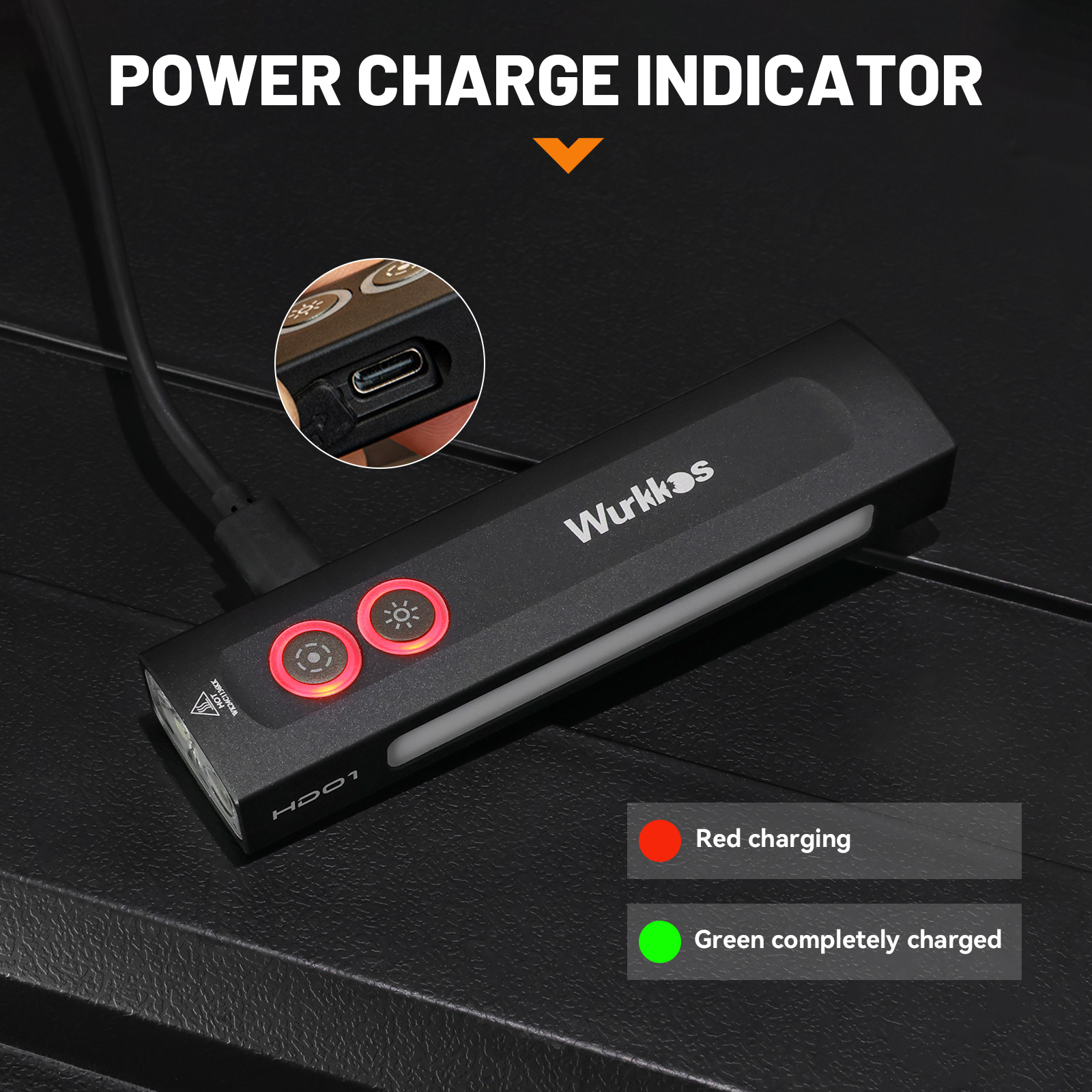 Wurkkos nueva linterna multifuncional HD01 1200 LM con luz verde luz blanca 90CRI luces laterales RGB IP65 impermeable senderismo