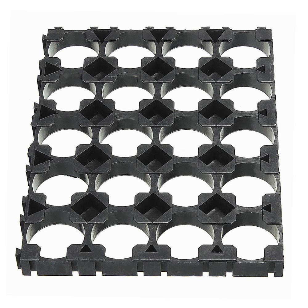 10/20/40/50pcs 18650 Battery Spacer Holder 4x5 Cell Radiating Shell Plastic Heat Holder Bracket 18650 DIY Battery Pack Holder