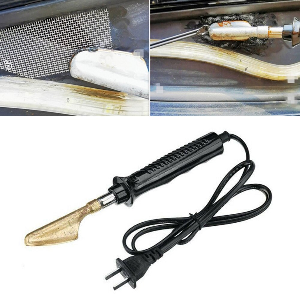 220V Welding Kit for Bumper with Soldering Iron Welding Rod Wire Mesh Brush Auto Repairing Tools Arts Crafts DIY Tools