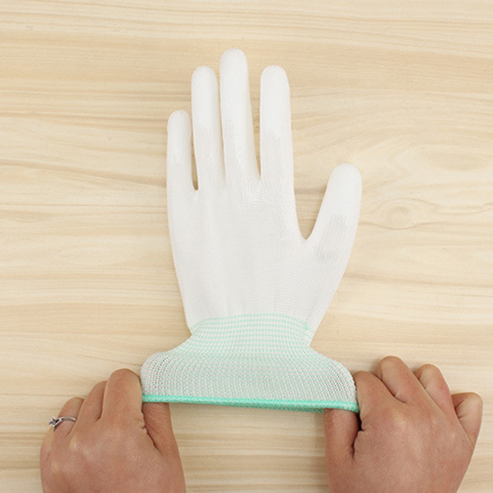 1 paar Tuin Handschoenen Anti Statische Elektronische Werken Snijbestendige Handschoen Anti-vuile Vinger Bescherming Antistatische Handschoenen