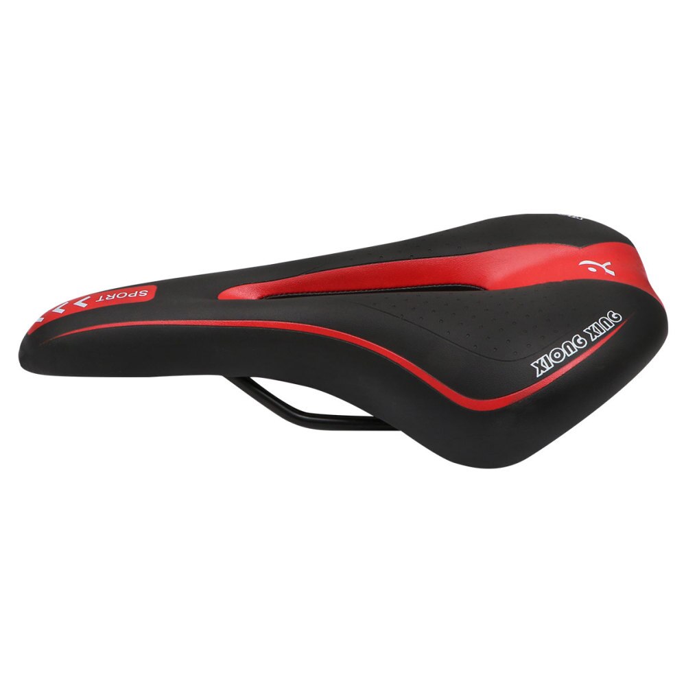 Zadel Mountainbike Zetel Professionele Road Mtb Comfort Fietsstoeltje Fietsen Zitkussen Pad (Zwart Rood): As Shown