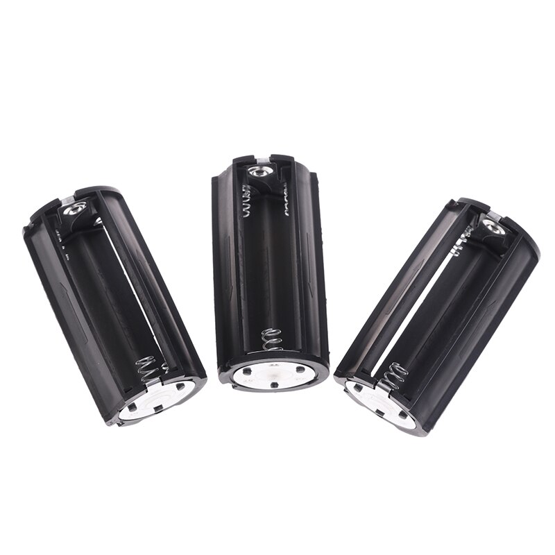 3Pcs 3x Aa Naar D Aa Batterij Adapter Converter Holder Case Box