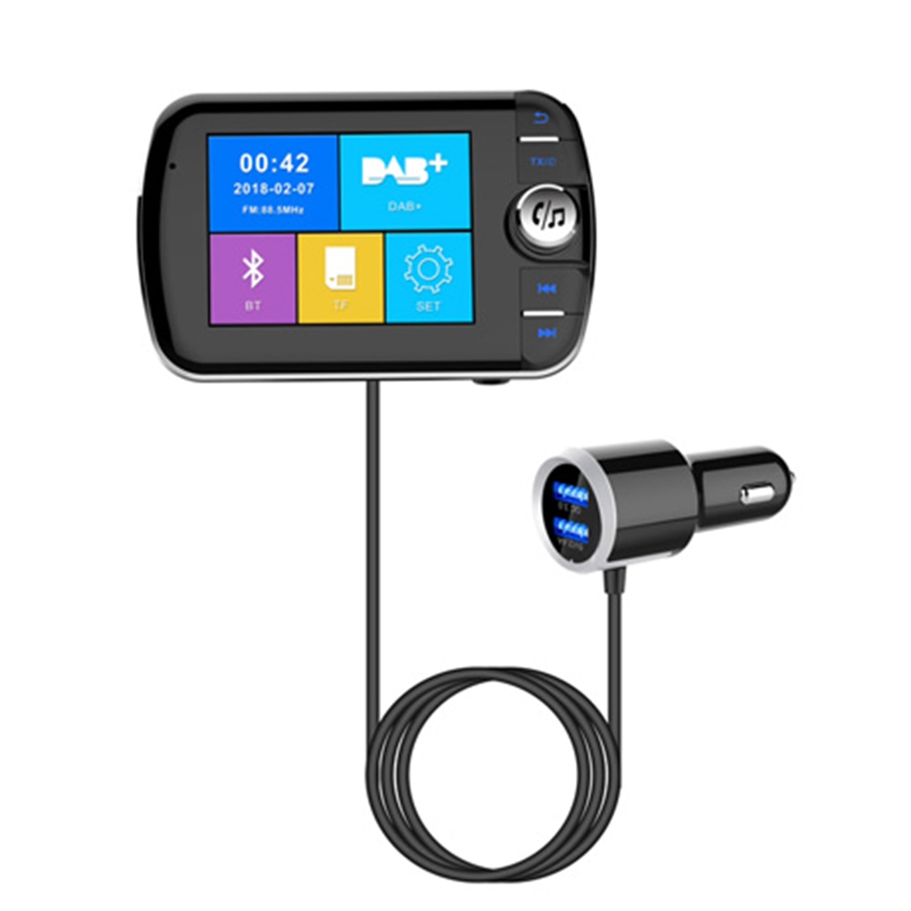DAB004 Auto Bluetooth Muziek Spelers DAB Digitale Radio Smart MP3 Speler Fm-zender Plug en Play Adapters