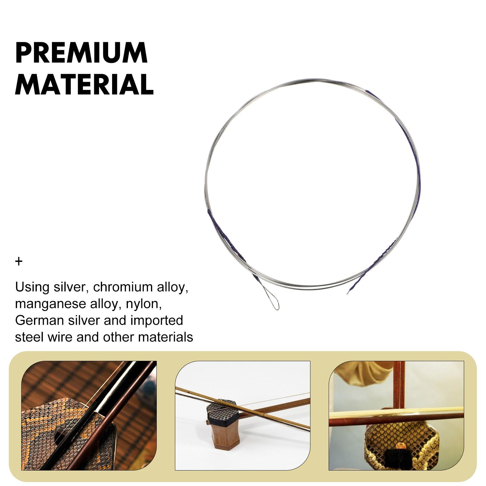 Erhu String Komplettset Erhu Strings Erhu Strings Parts Langlebige Erhu Parts Erhu String Replacements