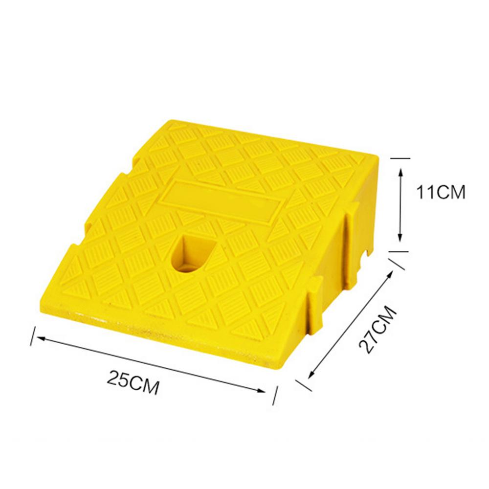 Auto Voertuig Curbside Oprit Oprit Oprit Pvc Drempel Brug Spoor Stoeprand Oprit Gadgets Voor Laaddok Garage Stoep Truck Benodigdheden: YELLOW