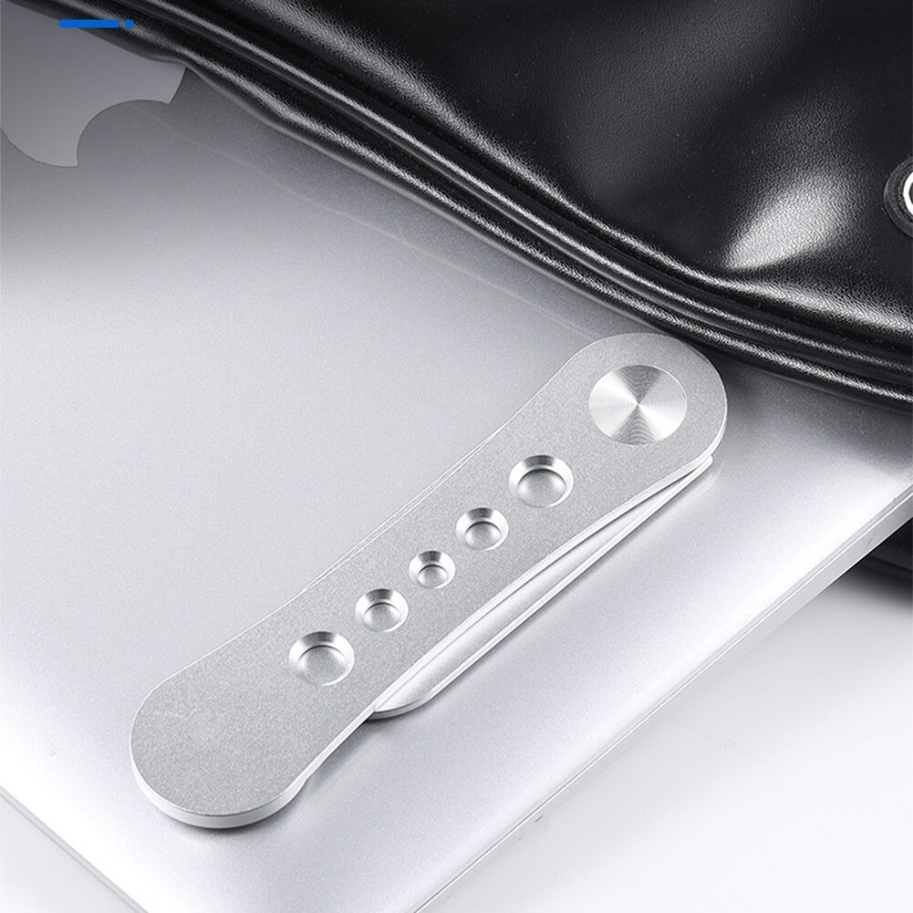 Mobile Phone Holder Portable Adjustable Angle Magnetic Cellphone Mount Dual Screen For Laptop Computer Fixed Clip Foldable