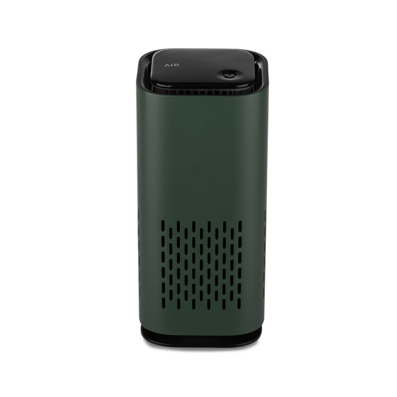 Car Air Purifier Cleaner Negative Ion USB Mini Home Vehicle Air Cleaner Remove Formaldehyde Air Purifier Car Accessories: Green