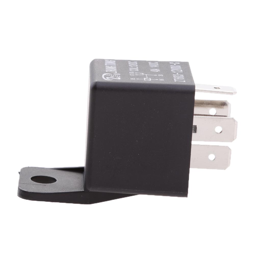 12V 40A/80A 5-Pin Spdt Contacten Automotive Omschakeling Relais Met Beugel