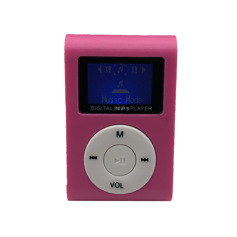Mini USB MP3 Player Lcd-scherm Ondersteuning Tf-kaart FM Radio