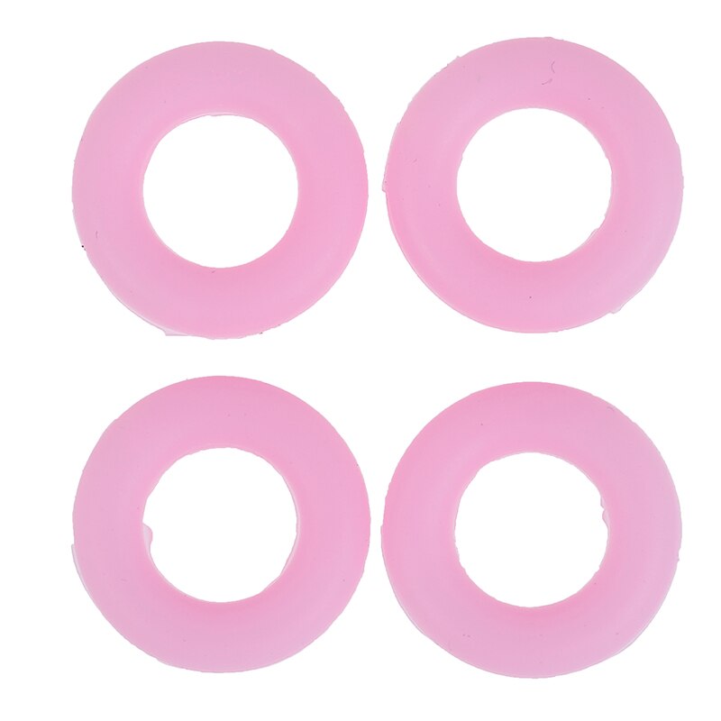 4pcs=2Pair Glasses Ear Hooks Round Anti Slip Silicone Grips Eyeglasses Sports Temple Tips 4pcs: Pink