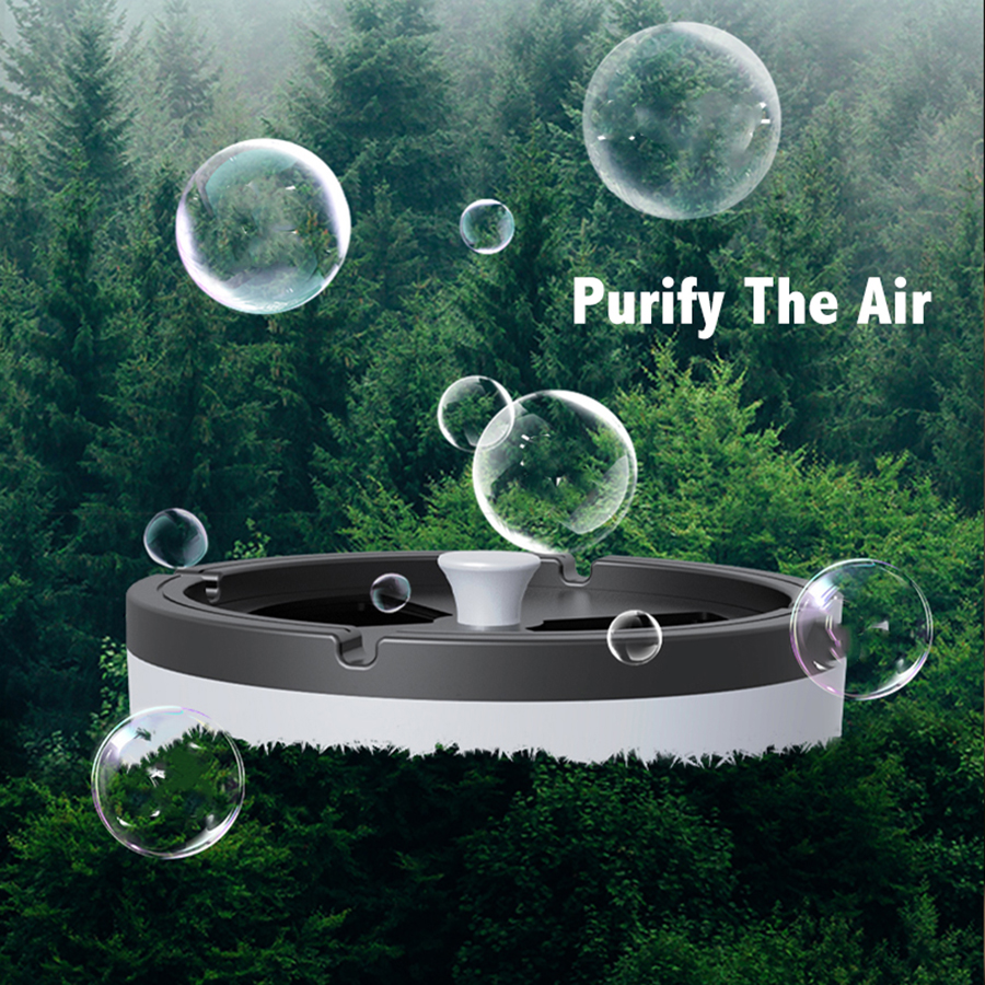 Cenicero multiusos purificador de aire, purificador de aniones, práctico, para cenizas, accesorios portátiles para la casa y la Oficina familiar