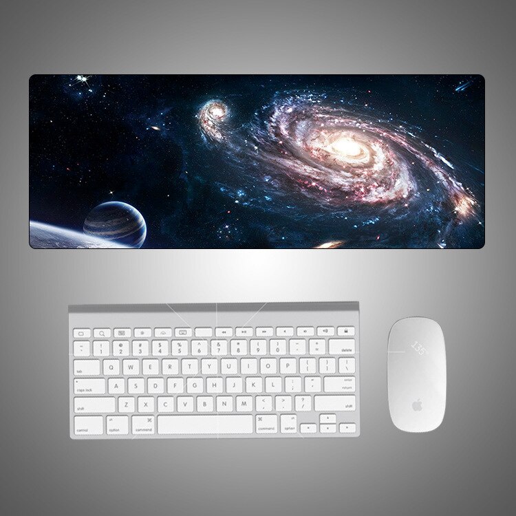 Starry Sky Large Writing Desk Mats Laptop Mouse Mat Mouse Pad Cute Mouse Pad Gaming Deskpad for Office Home Gamer 80x30: 10-800x300x2mm