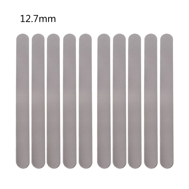 Pulsera de aluminio en blanco, brazalete de acero inoxidable, barra doblada para estampar pulseras DIY, herramienta de fabricación de joyas: D