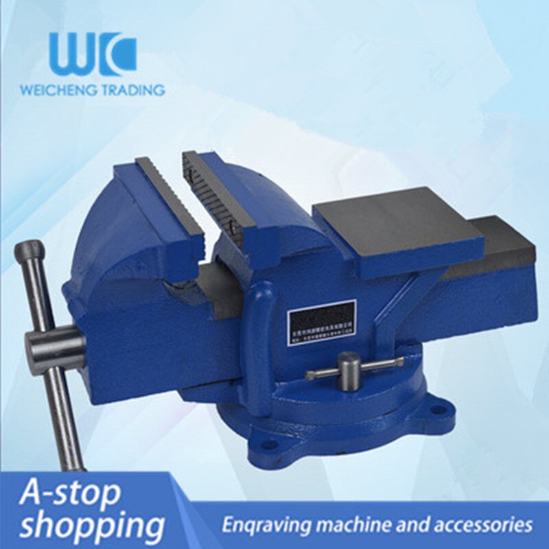Heavy duty bench vise household vise bench 4 inch small bench vise clamp 360 degree rotation