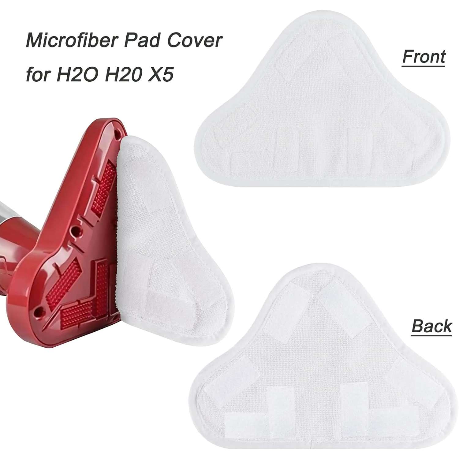 Stoommoppads voor H2O X5 stoomreinigers, vervangende microvezelpads, reinigingsdoekjes voor H20 x5 vloerreinigingshoezen