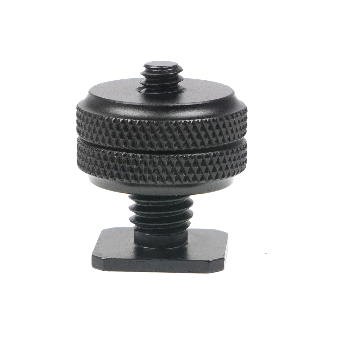 Stativhalterung Blitzschuh-Adapter 1/4 3/8 Zoll Schraube Einzelmutter Doppelschicht auf Blitzadapter Halfter Halterung Fotostudio-Zubehör