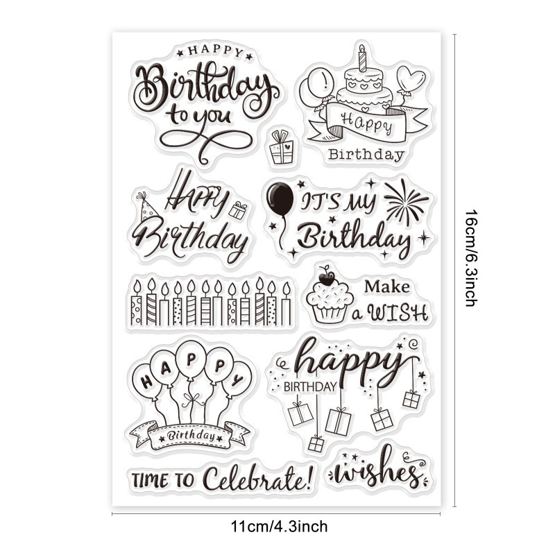 1 vel kalender planner siliconen duidelijke stempels maand week datum tijd transparante stempels voor het maken van kaarten DIY 6,3 x 4,3 inch: Paars