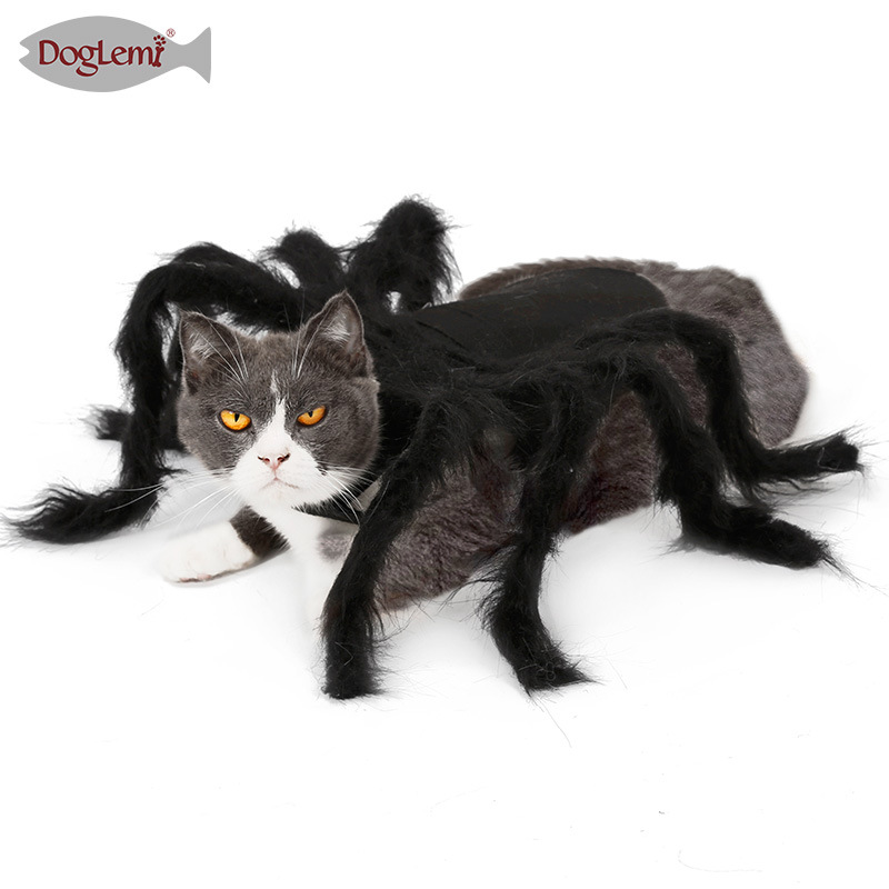 Halloween Huisdier Spider Kleding Pluche Spider Horror Simulatie Makeover Party