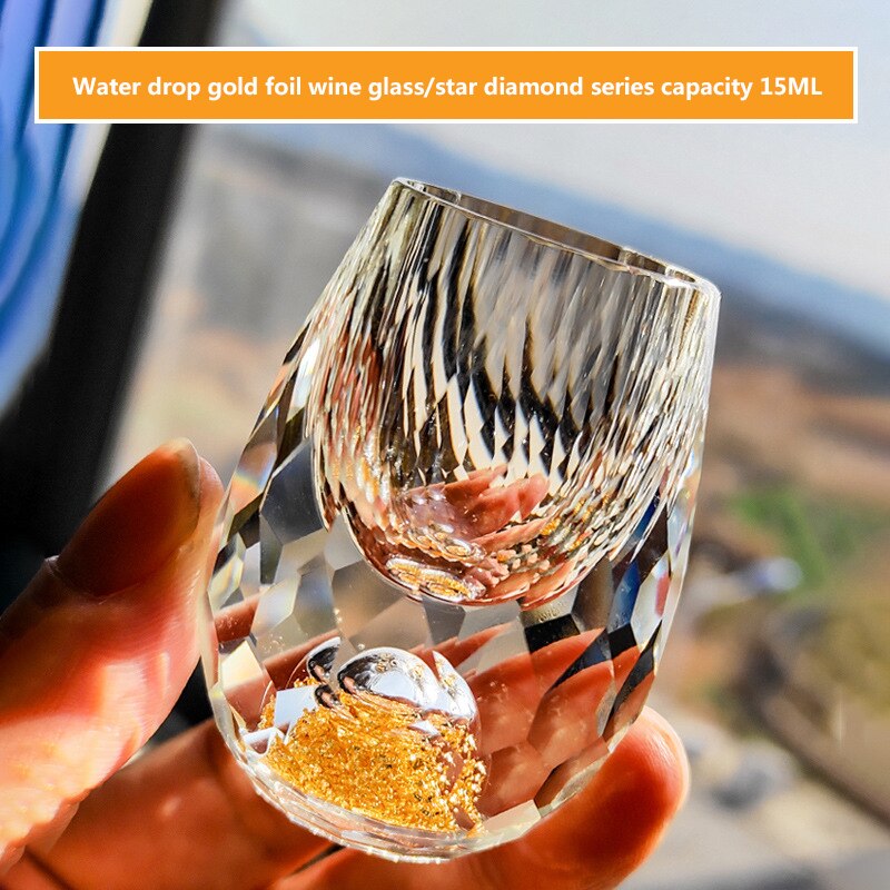 Bar Brandy Whiskey Handmade Craft Wine Glass Home Red Wine Crystal Glass Party Party Wine Glass Wedding Wine Glass: C