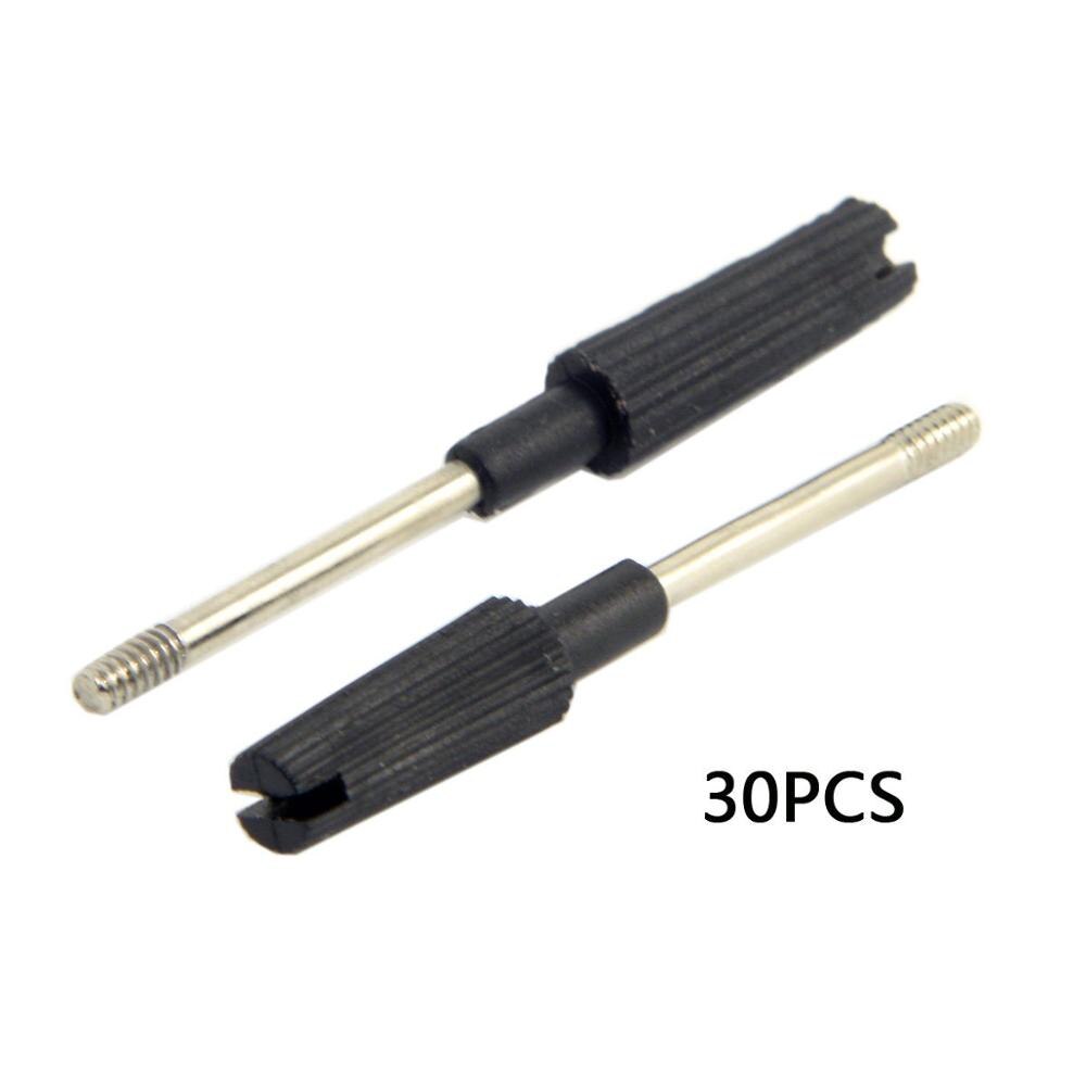 Cablecc 30pcs Thumb Screws #4-40 UNC 47mm Stainless Steel Overmold for Computer Cable