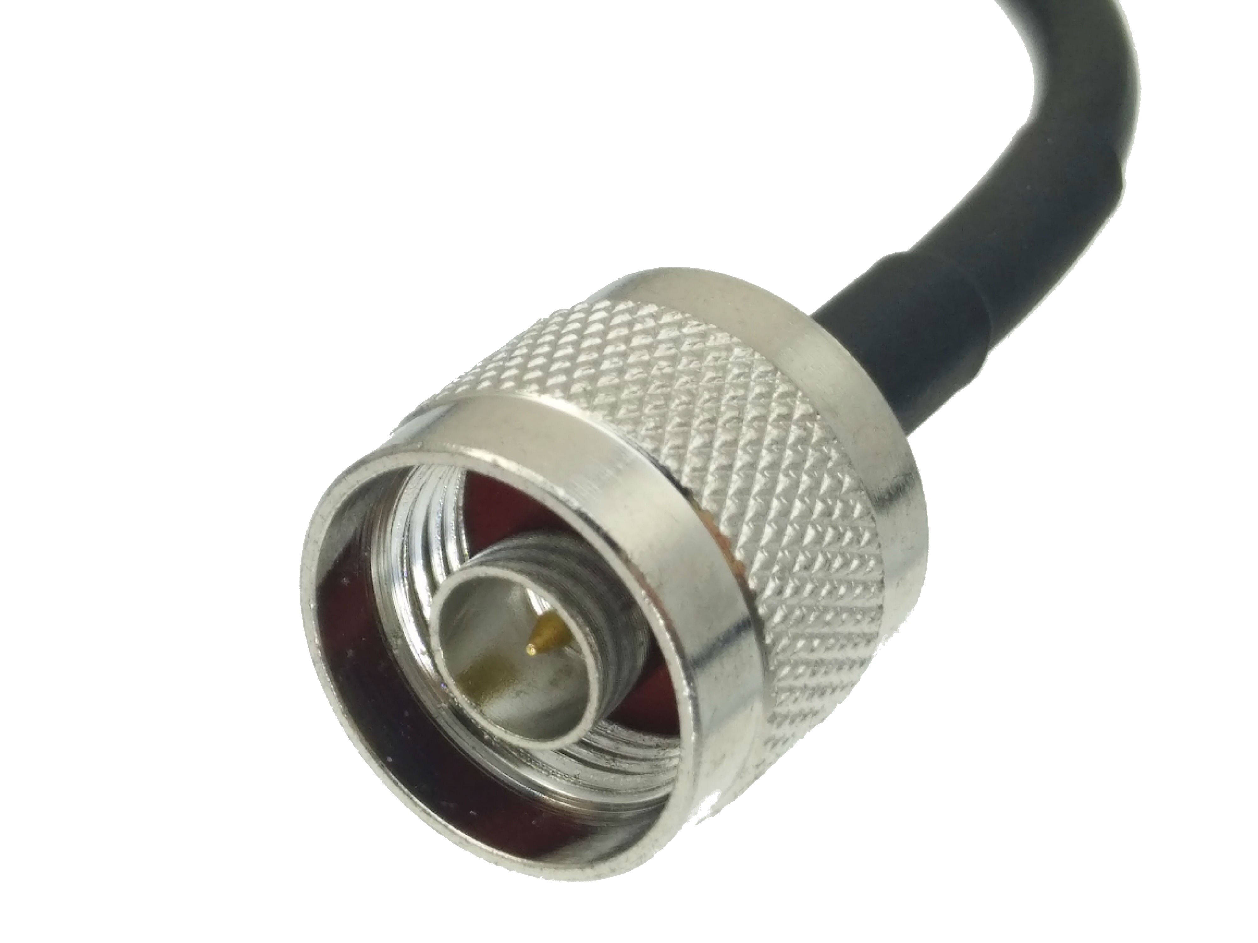 1pcs RG58 N Male Plug to BNC Male Plug Connector Wire Terminal Crimp RF Coaxial Jumper Pigtails Cable 4inch~10FT