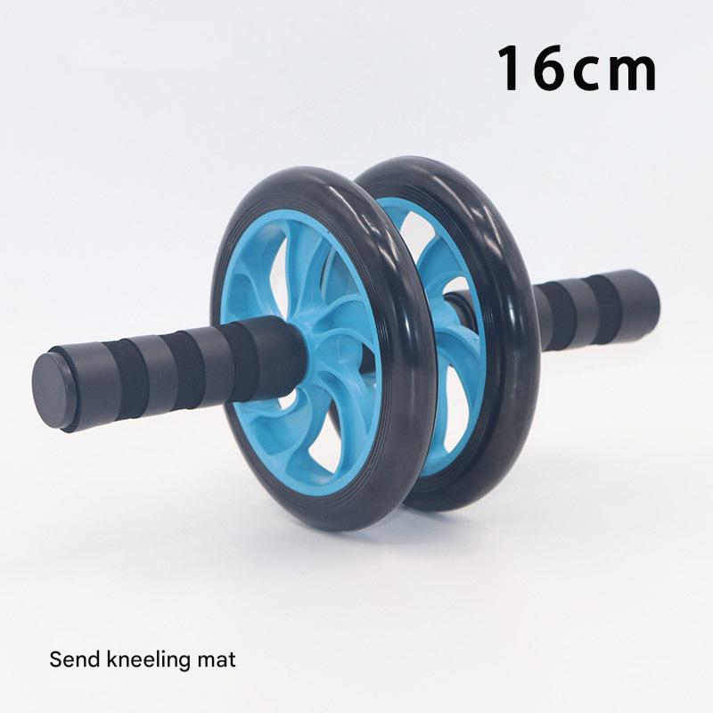 Roue abdominale sans bruit, rouleaux Ab avec tapis pour l'exercice, équipement de Fitness, accessoire d'exercice de la taille et des muscles abdominaux: GRIS