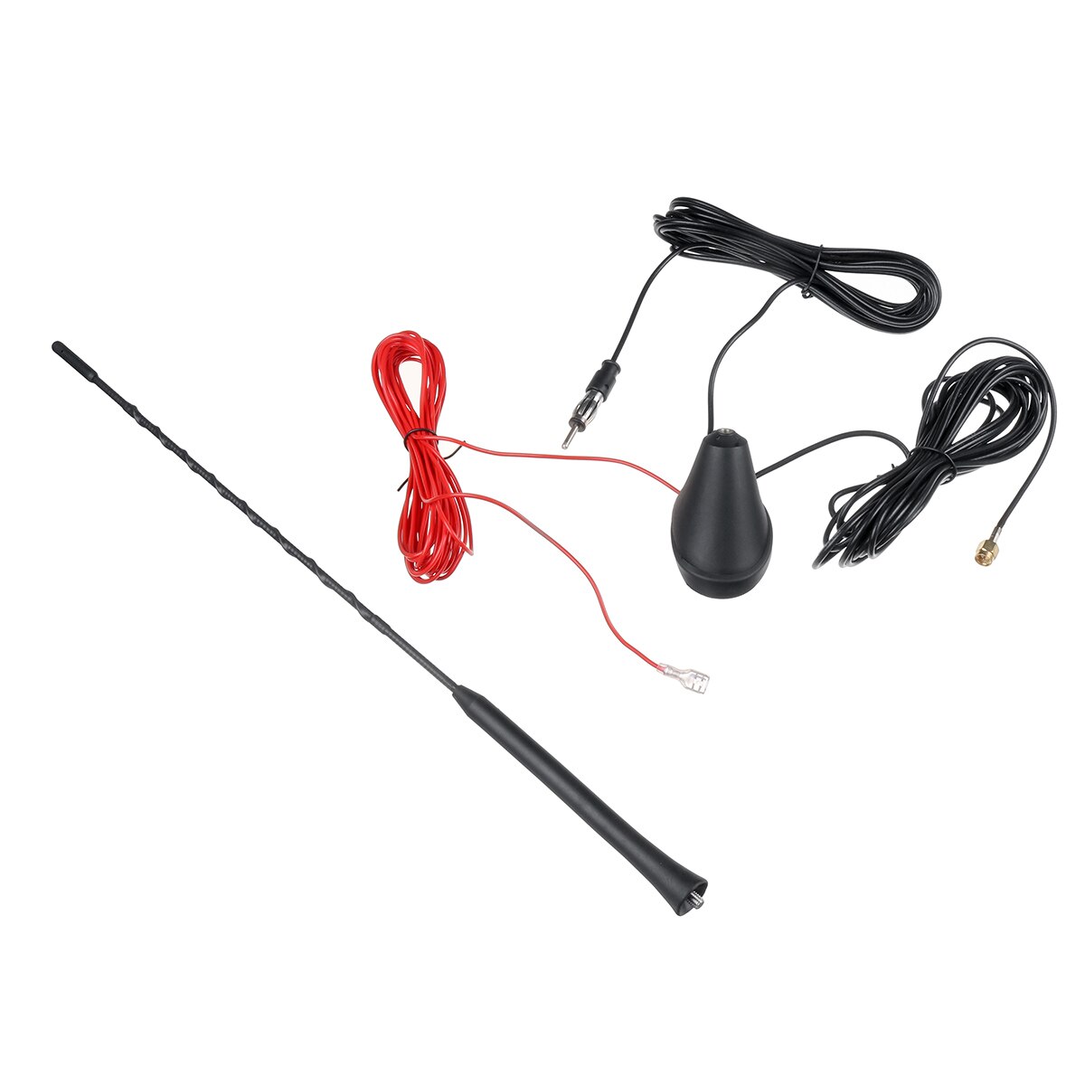 Universal Black Car Auto Roof Radio AM / FM +Active DAB Car Aerial Antenna Mast FM Signal For All Cars Car Styling