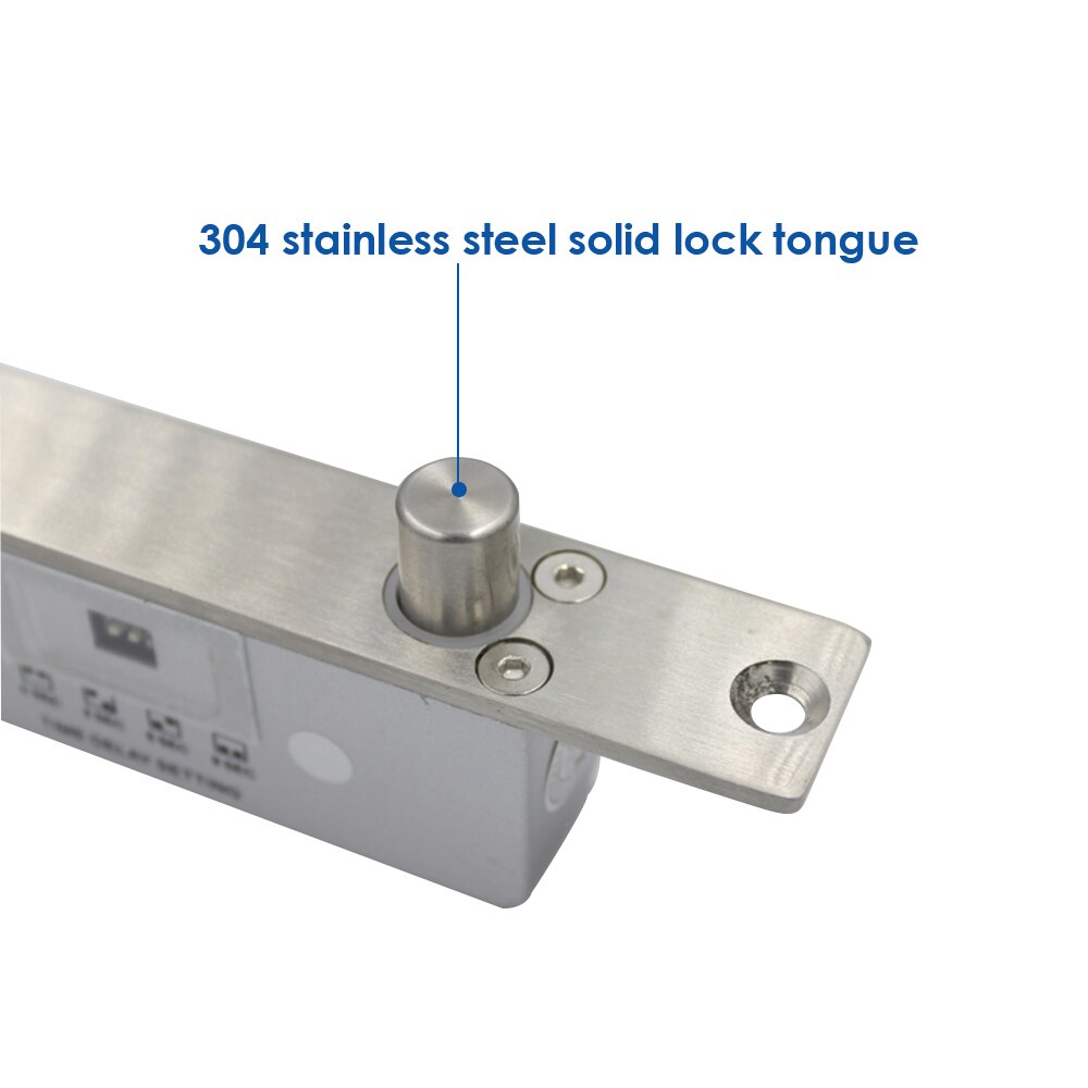Electric Strike Door Lock Electronic NO Fail Safe Secure Mortise lock Electric Deadbolt For Access Control System