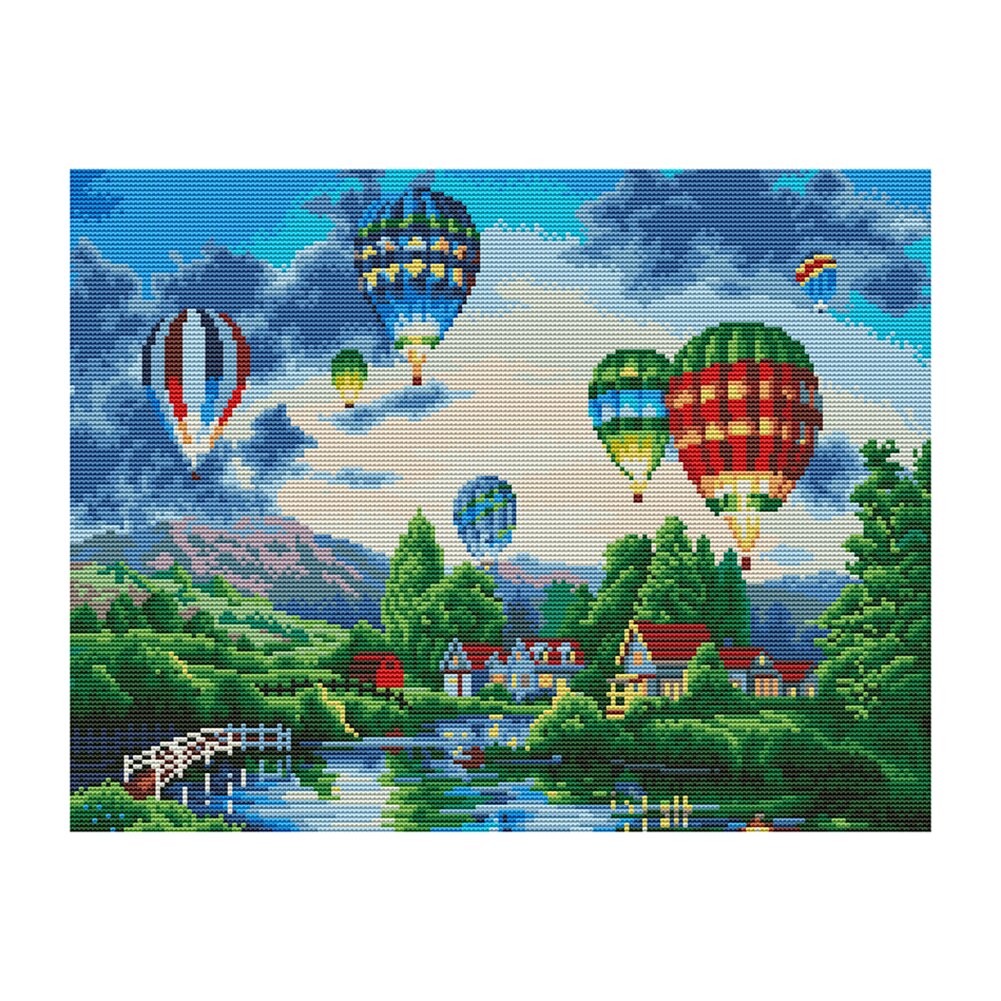 Getelde kruissteek Kits voor Beginner uil 11CT gestempeld kruissteek