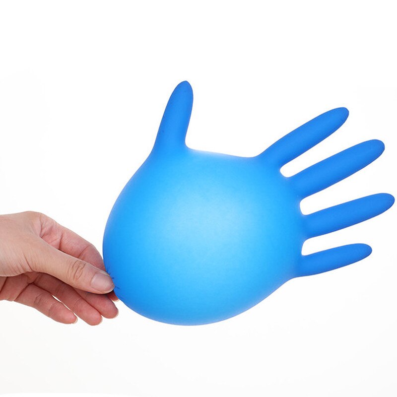 Gants de sécurité jetables universels en Latex/Nitrile, bleus, pour enfants, 1, 6, 10 ou 20 pièces, pour main droite et gauche