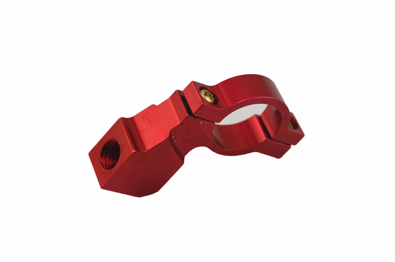 2 Stuks Universele Motorcycle Bike Atv Achteruitkijkspiegel Bracket Mount Adapter Houder Klem Schroef Cnc Aluminium 22Mm 7/8 "Stuur