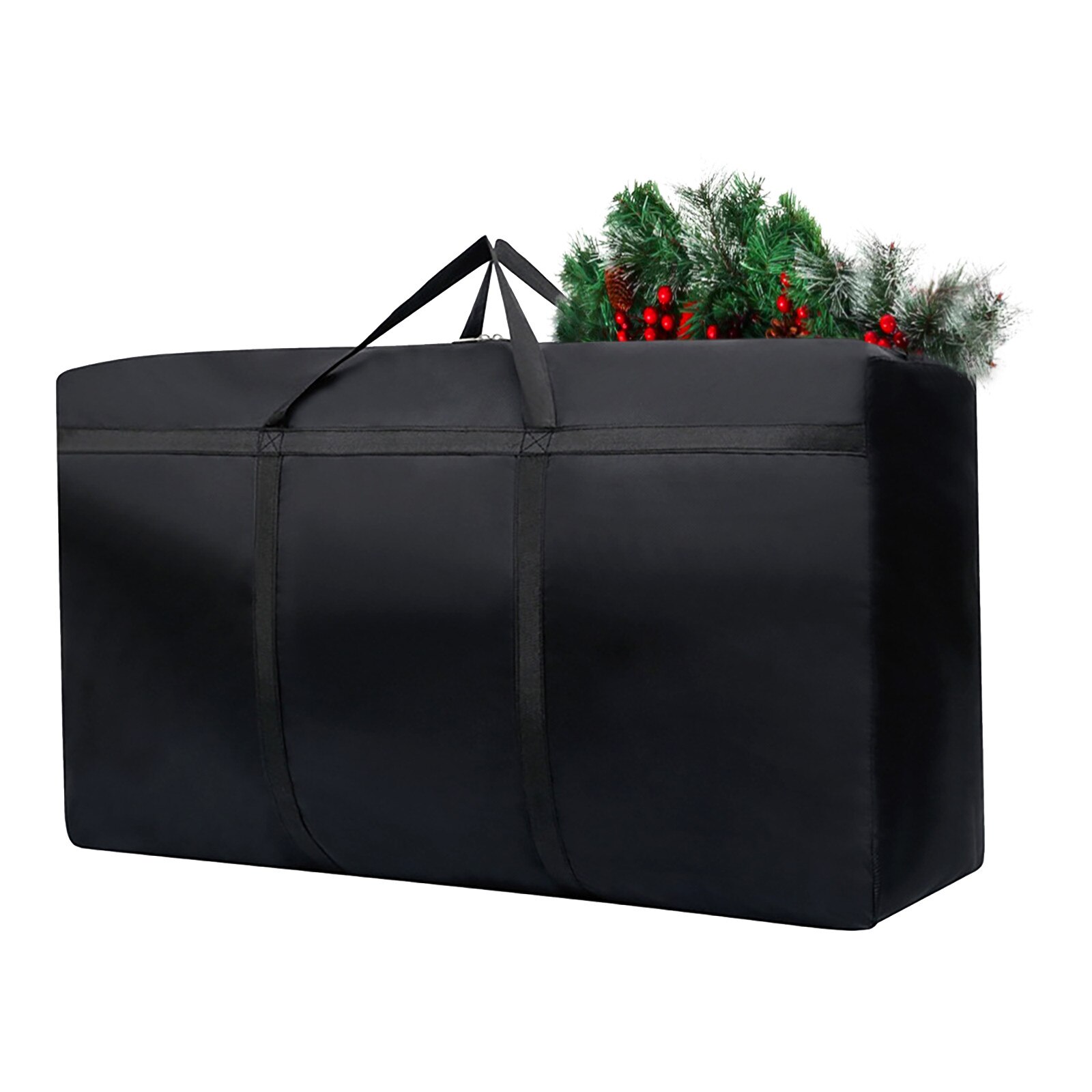 25# Durable Large-capacity Folding Christmas Tree Storage Bag With Zip Lock Poly Christmas Folding Handbag Сумка 21x14x6.5 Inch