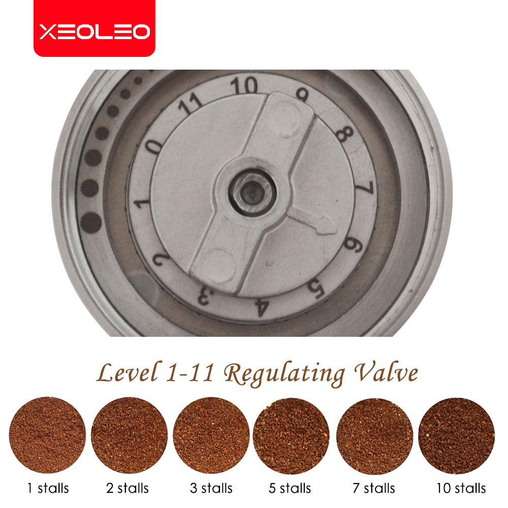 XEOLEO Manual coffee grinder Portable Hand grinder 15g/25g for Filter Coffee Outdoors Espresso machine