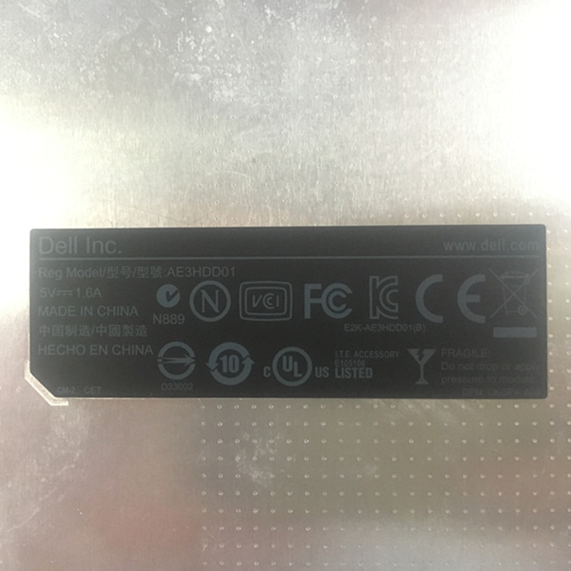 2nd SATA Hard Drive Module Caddy for Dell Latitude E6530 / E6430 / E6520 / E6420 Complete Assembly