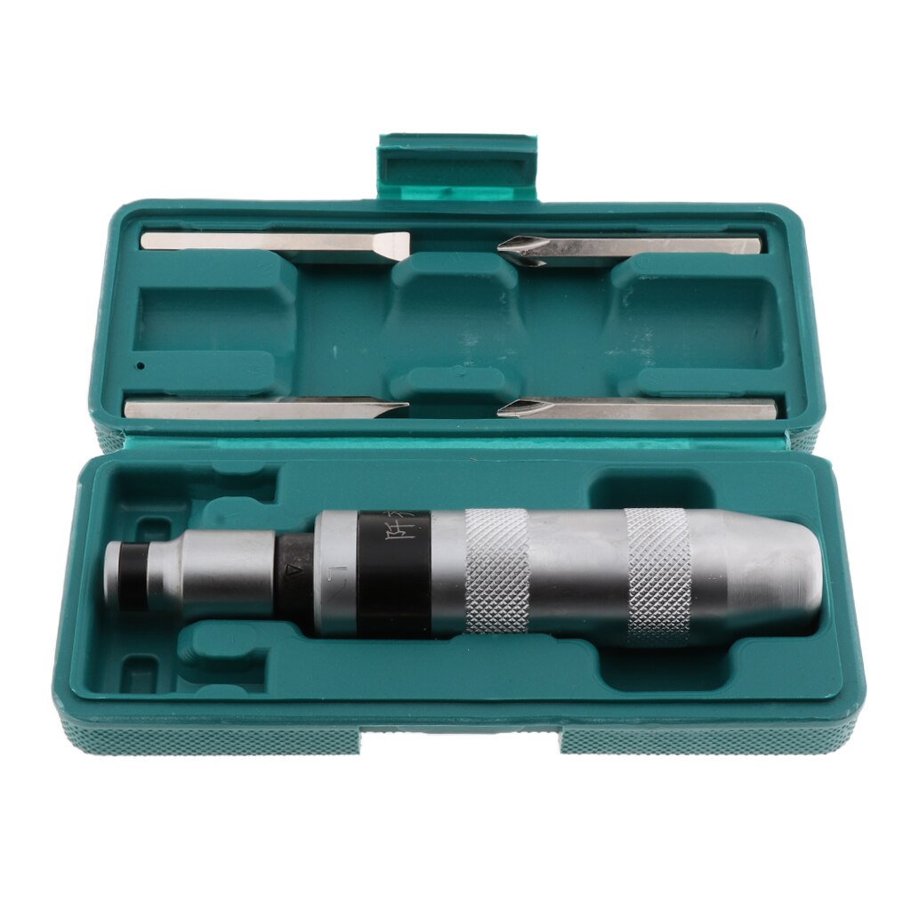 5 peças 1/2 drive drive unidade manual de impacto chave de fenda phillips &amp; conjunto de bits entalhados