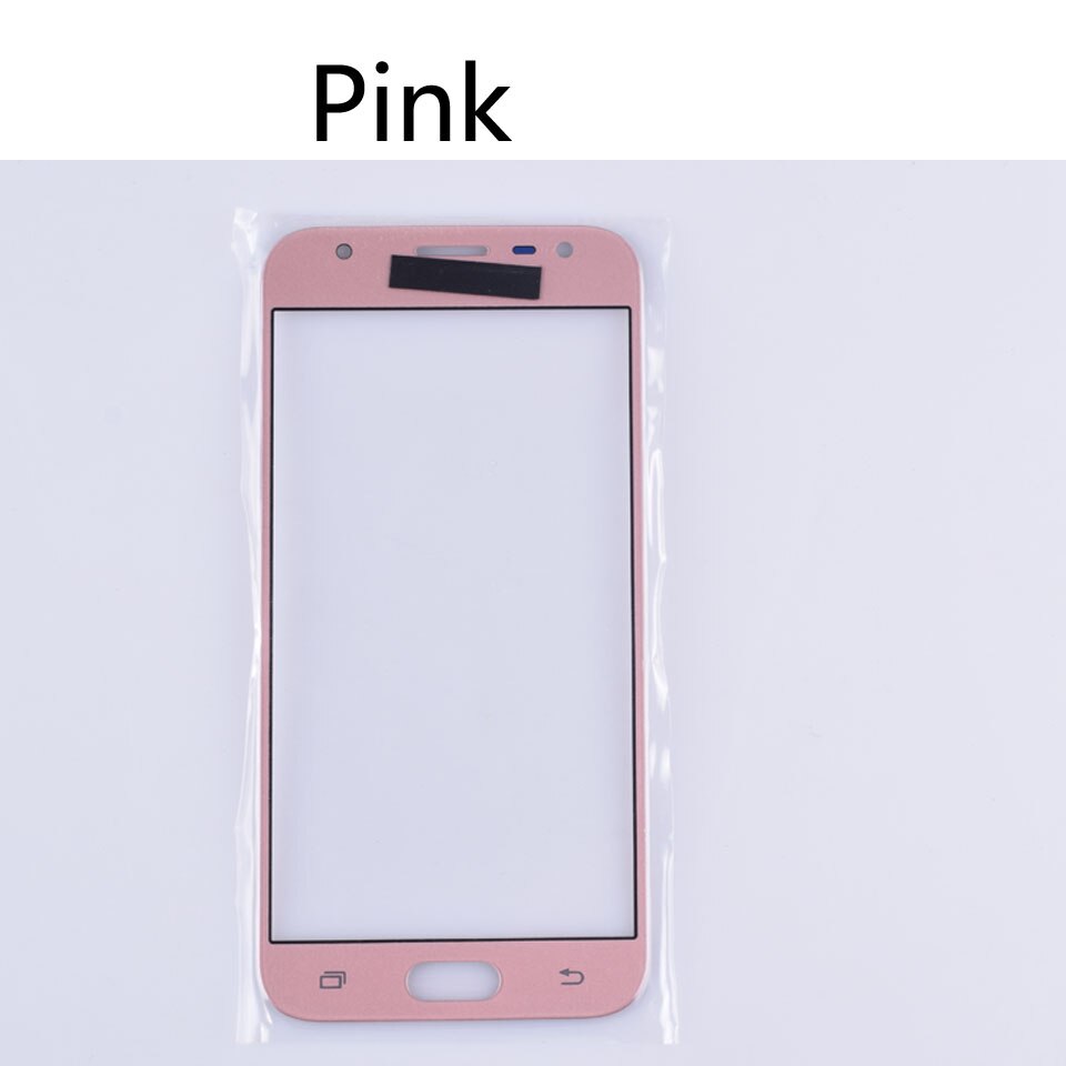Pantalla táctil de 5,0 "J330 para Galaxy J3 , J330, J330F, SM-J330FN, SM-J330N/DS, LCD, frontal, lente exterior de cristal: Pink-No tool