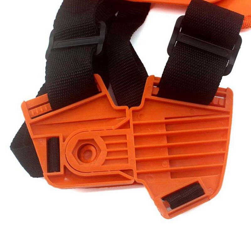 Double Shoulder Strap Grass Trimmer Brush Cutter Harness Belt Garden Power Pruner Yellow