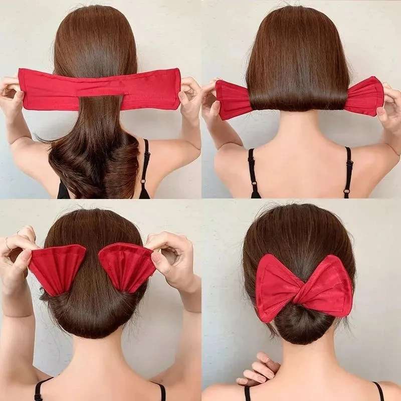 Pince à Cheveux Magique pour Femme, Accessoire de Coiffure, Twist mn matut, Bun Maker, Anneau, Outil d'Épingle à Cheveux Torsadée