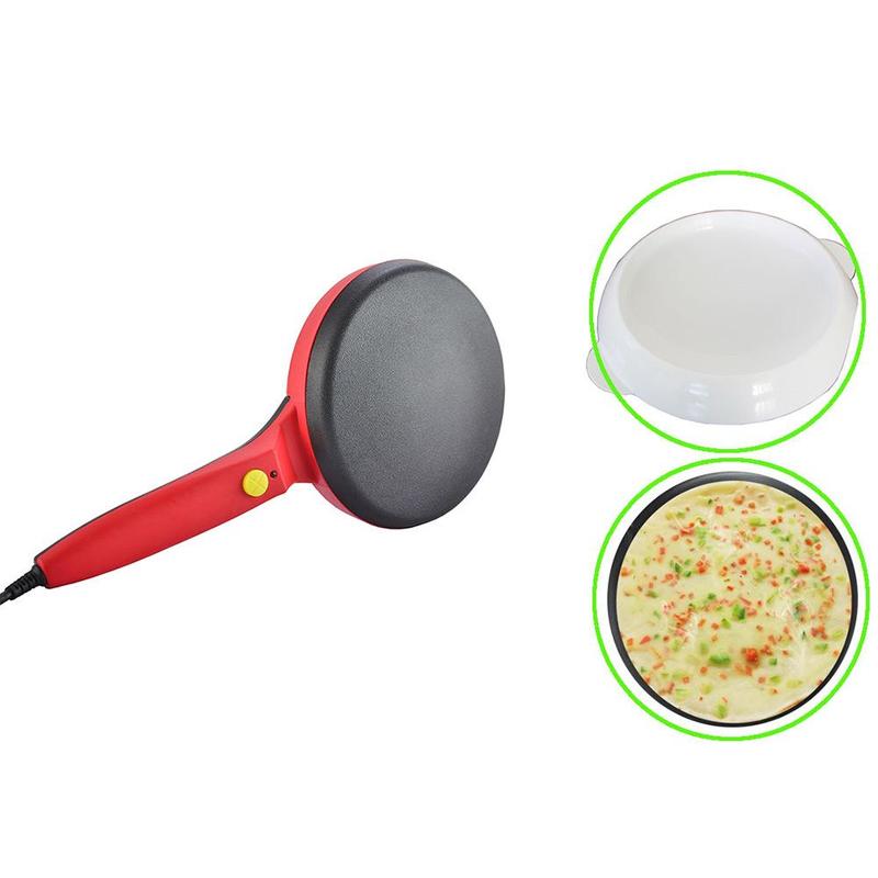 220V Non-stick Electric Crepe Maker Pizza Maker Pancake Maker Crepe Making Pan Household Kitchen Tools Cooking Pan