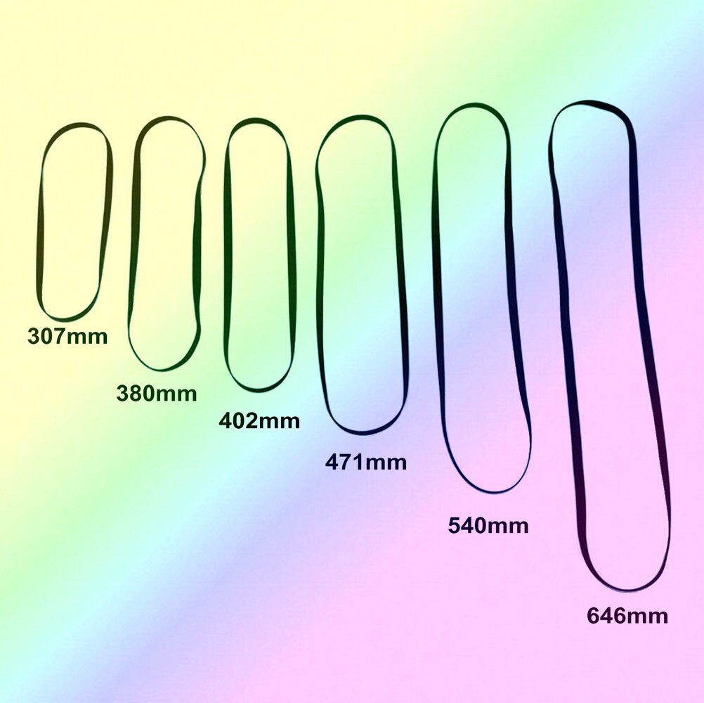 10Pcs Turntable Belt Replace Turntable Phono Plattenspieler Drive Belt