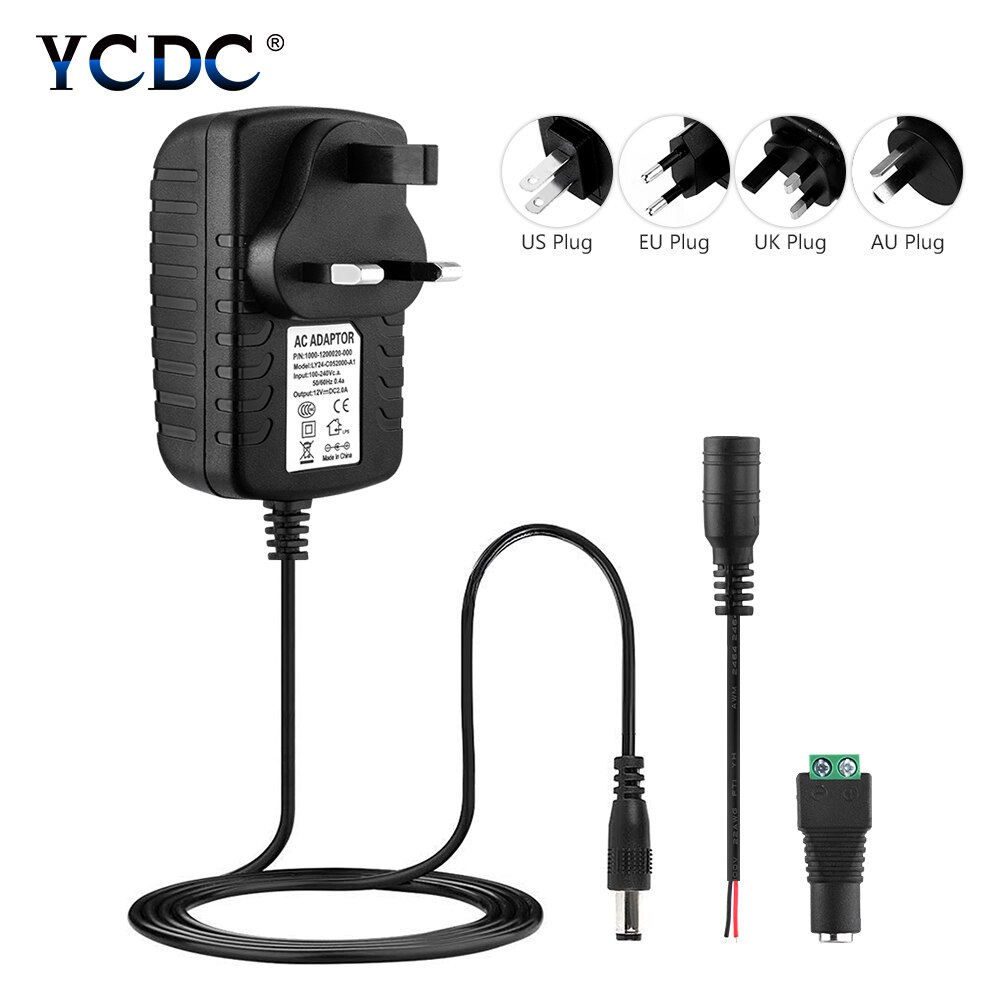 Verkkovirtalähde 5v 2.5a usb-laturisovitin mikro-usb-kaapeli led-nauhavalolle, langattomat reitittimet, keskitin: Vaihda vain