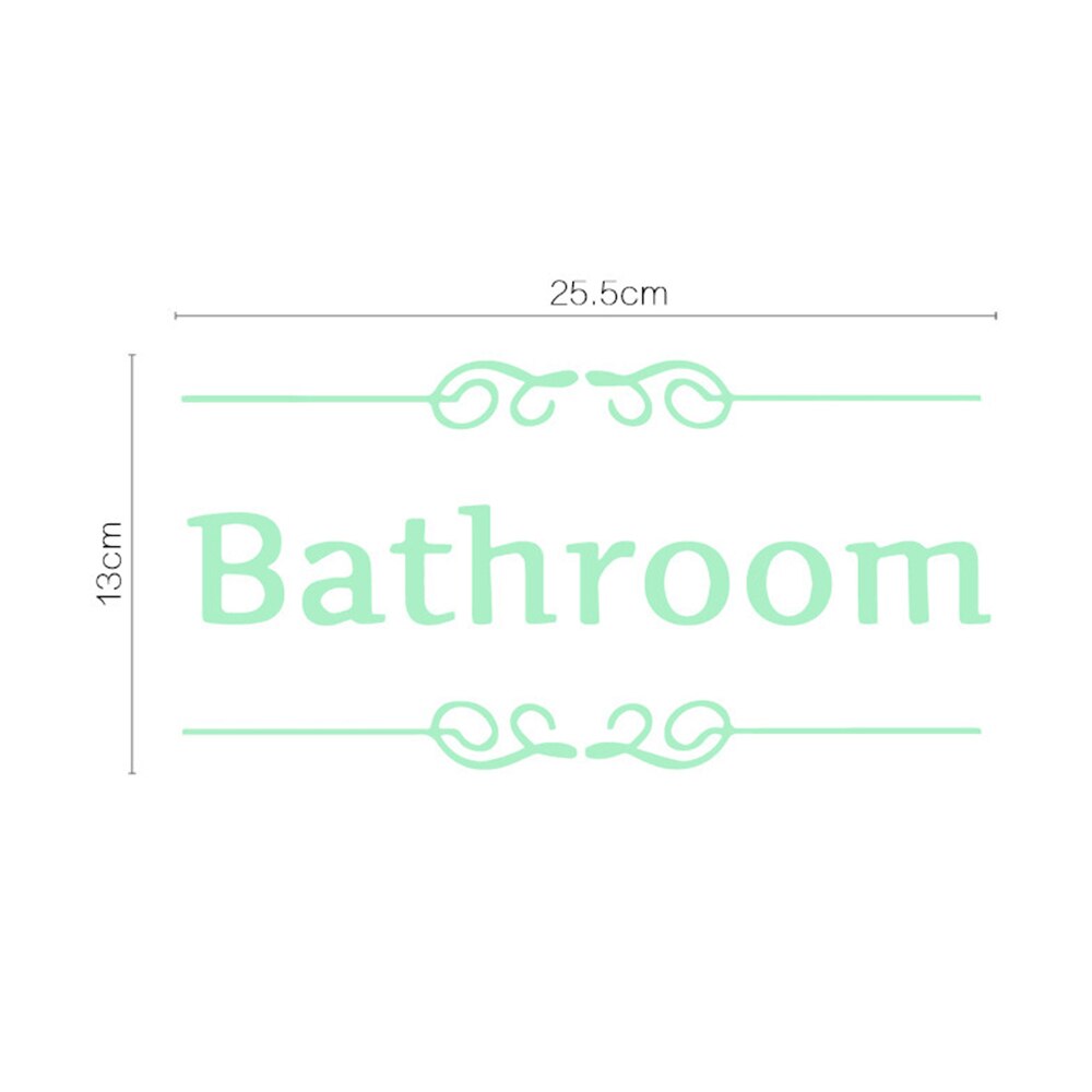 Luminous Toilet Wall Sticker Funny Face Letter Glow Stickers for Toilet Bathroom Wall Home Decorations: D