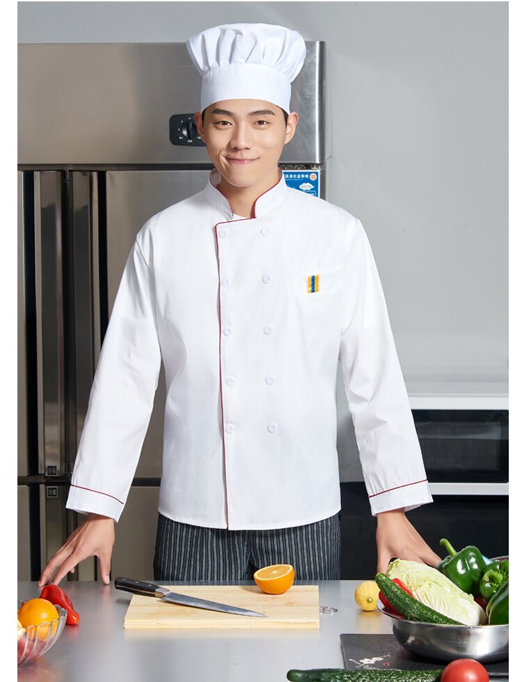 Summer Long/short Sleeve Chef Uniform Restaurant Hotel Jacket Cook Uniform Work Wear Clothes SZZB01