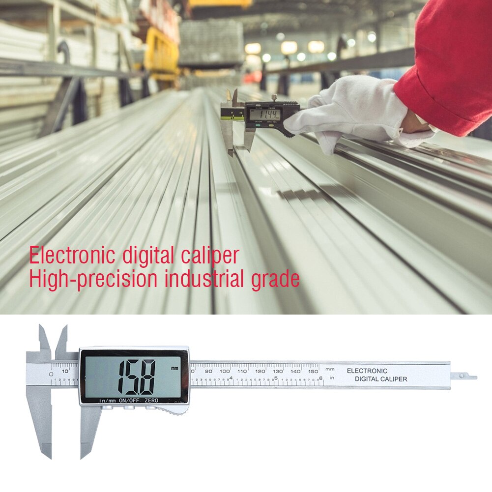 Digital Caliper Electronic Vernier Caliper 100mm Calliper Micrometer Digital Ruler Measuring Tool 150mm 0.1mm