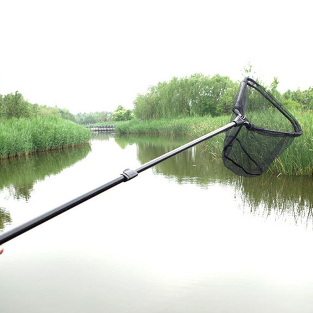 Fishing Nets Triangle Fishing Net Aluminum Alloy Folding Salvage Net Fishing Accessories (1.8mx40cm Net Circle)