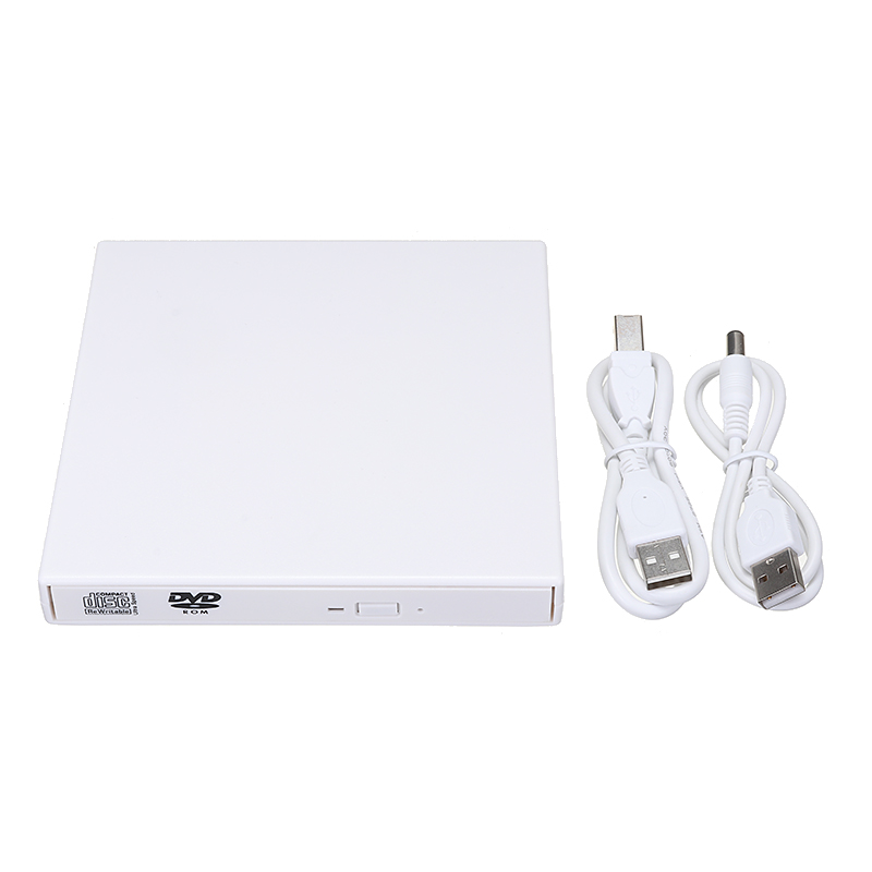 Pohiks 1pc USB 3.0 Slim External DVD/CD ROM Burner Writer Player Portable Desktop Notebook Universal CD Recorder