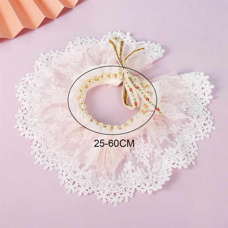 Pet Supplies Cat Collar With Bell Lace Collar Cat Lace Bandana Pet Supplies Cat Accessories Collar Small Dog Chihuahua