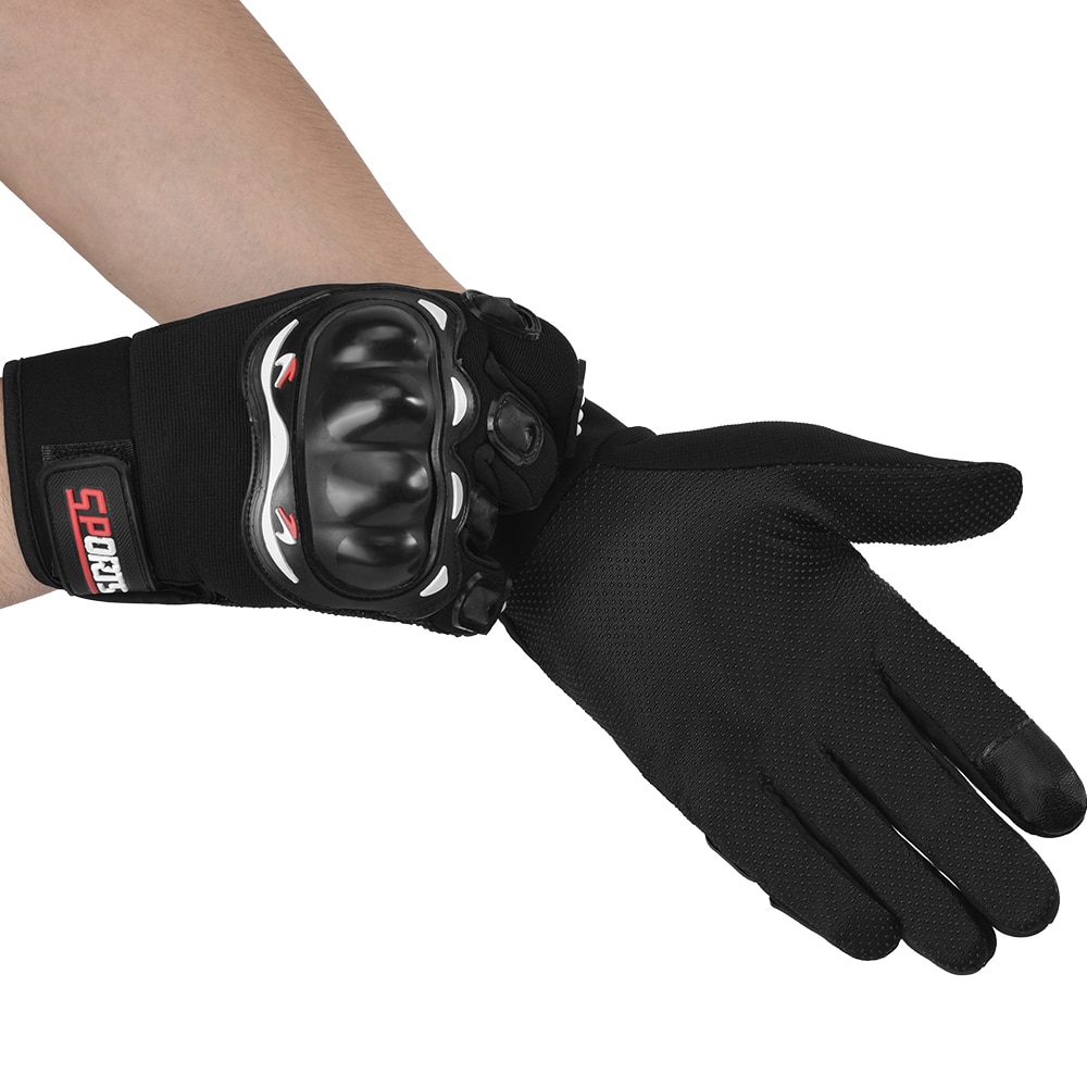 Guantes Moto Guantes Carreras Antideslizantes Para BMX ATV Road Racing (Rojo XXL) | En Línea